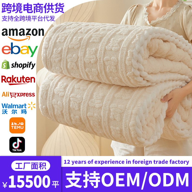 Transfronterizas nuevas mantas de invierno gruesas mantas mantas de almuerzo mantas de coral mantas de lana sopa mantas de franela de leche