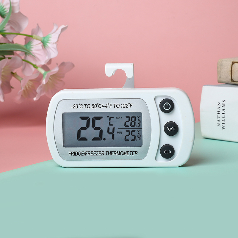 Household refrigerator thermometer C/F conversion display cabinet thermometer digital display waterproof refrigerator thermometer manufacturers wholesale Household refrigerator thermometer C/F conversion display cabinet thermometer digital display waterproof refrigerator thermometer manufacturers wholesale