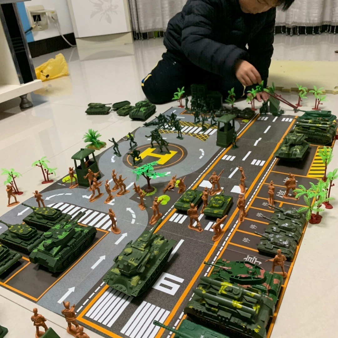 Солдат, игрушка, боевой автомобиль, минифигуры, самолёт, танк