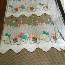 全棉防羽布40S印花布 平纹200T 110*90 卡通 植物印花/漂白床单布