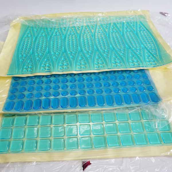 Nuevos productos de verano helado almohada columna cervical almohada de gel de cuello almohada de memoria almohada de gel PU fría y transpirable