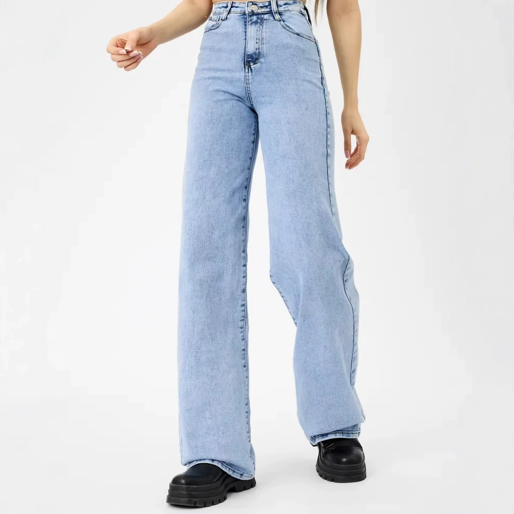 Russian clothing foreign trade jeans women's 2025 new extended version women's clothing cross-border OZON/WB one-piece shipping
