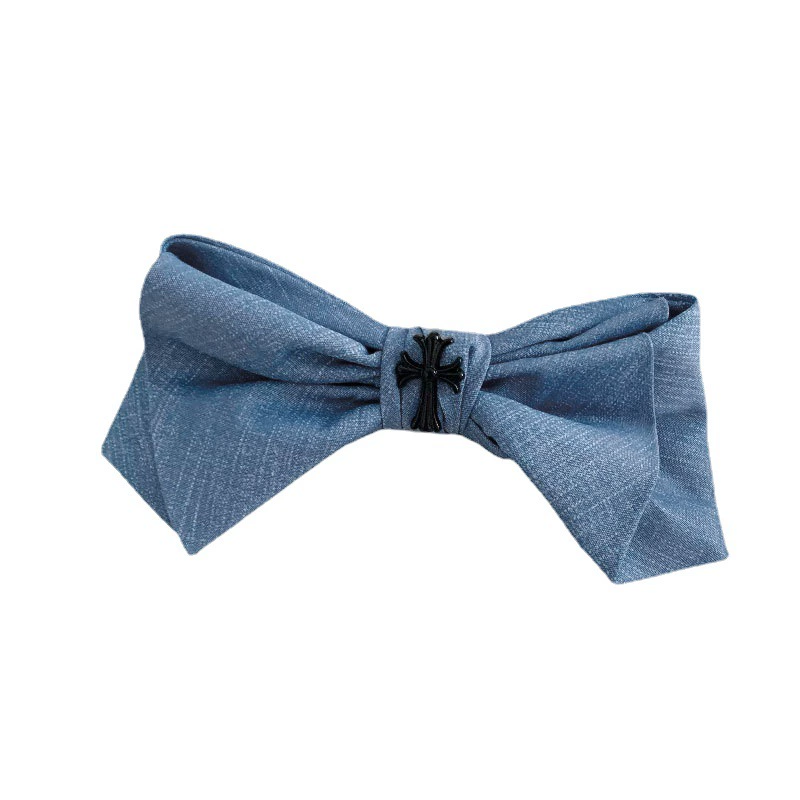 Демисезонная синяя повязка на голову, большая hair accessory для фотосессий, заколка с бантом, шпилька, новая коллекция, широкая палитра цветов, стиль высокого качества