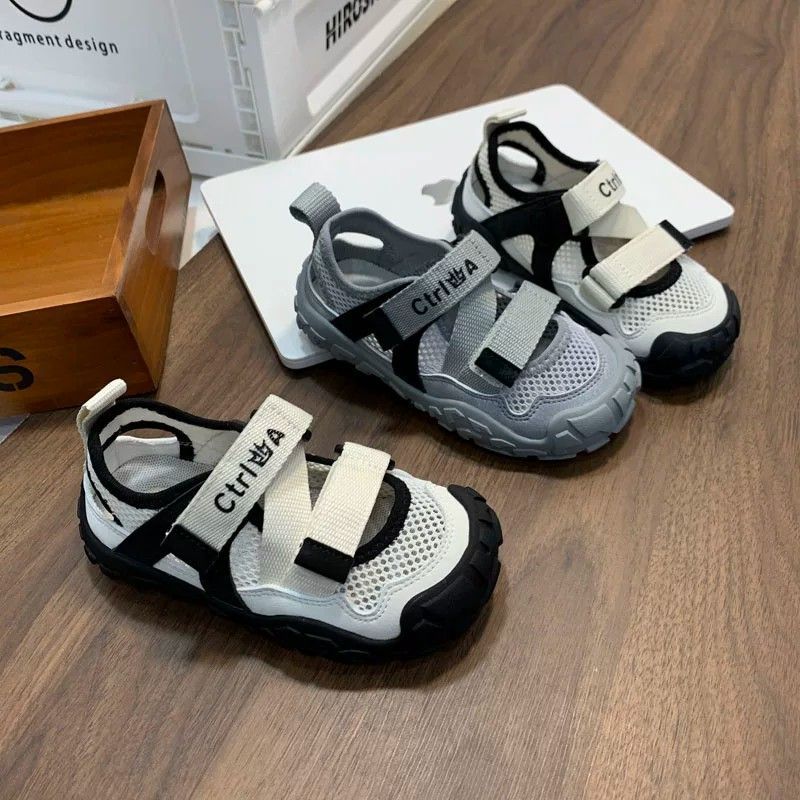 Sandalias deportivas para niños 2026 verano nuevo niño bolso suave hueco zapatos casuales transpirables zapatos de playa para niñas image 1