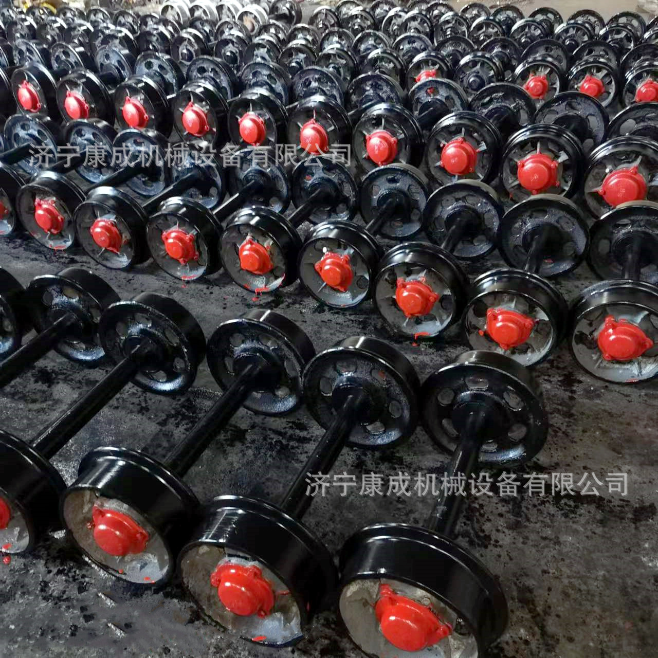 现货矿山运输用矿车轮对载重10吨矿车轮对行车用主动轮从动轮