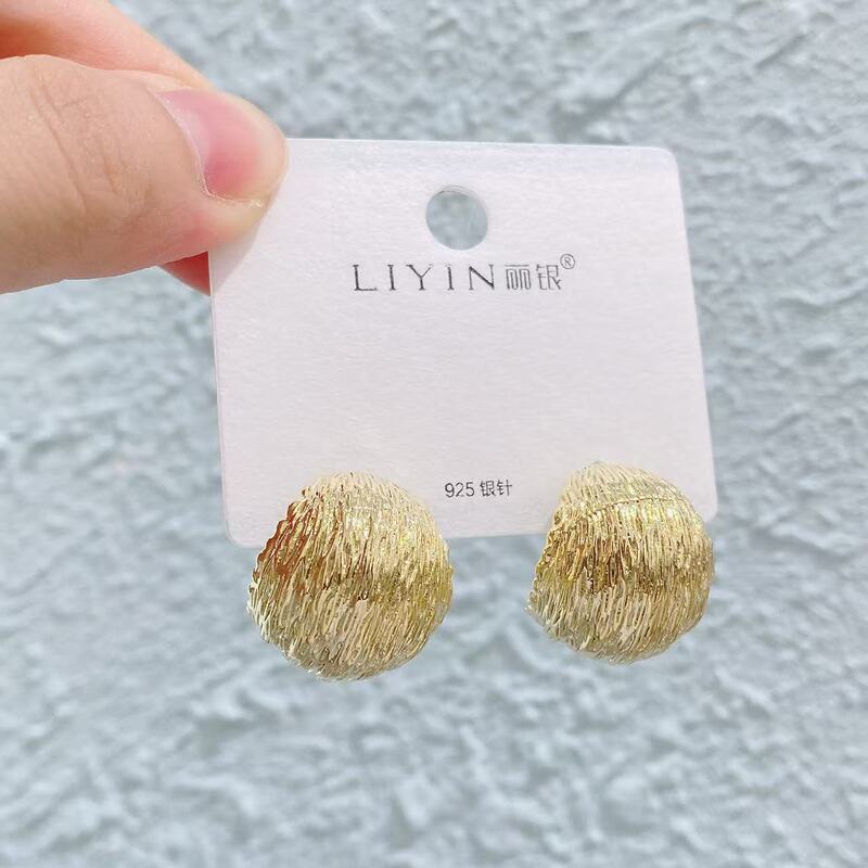 Liyin/Libeliying S925 シルバー針 C タイプイヤリングハイエンドファッション個性ニッチイヤリング女性のためのヨーロッパとアメリカの INS|undefined