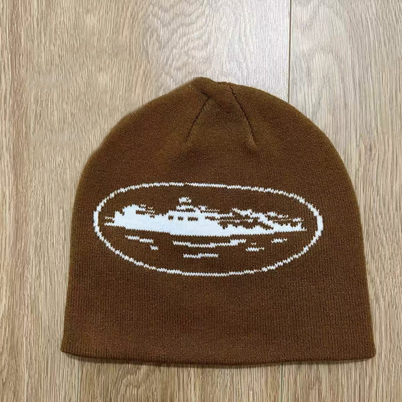 Moda todo fósforo carta tapa Corteiz moda calle CRTZ hip hop monopatín Jacquard cúpula de punto sombrero frío