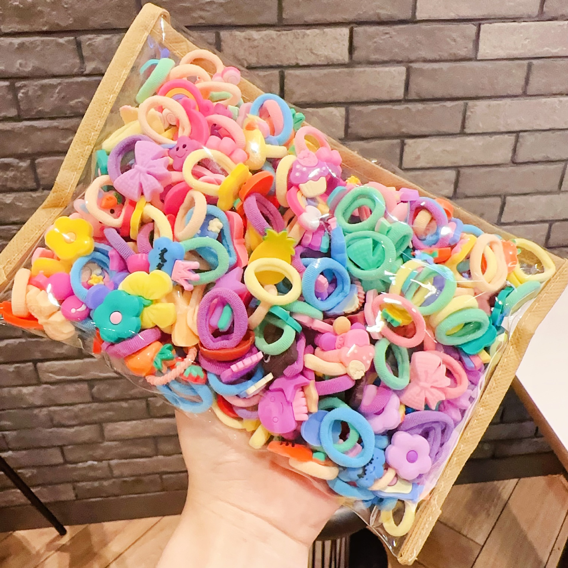 Banda de goma femenina corbata cabeza niños dibujos animados pelo banda 2023 nuevo lindo bebé no duele el pelo cuerda tocado