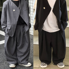 子供用スーツパンツ 2025年春新作 男女兼用 韓国風 ゆったり着心地の良いスーツパンツ 長ズボン パンツ 一件代発送 トレンド