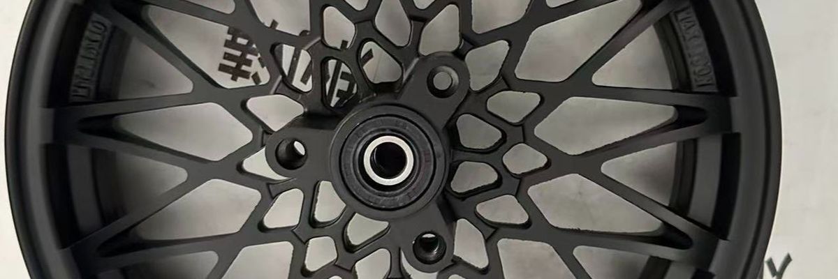 10inch 12inch Hole-spaced daisy FF wheel hub for electric scooters, hole-spaced aluminum front wheel JJ, thickened for fixed off-road use in Northeast Asia