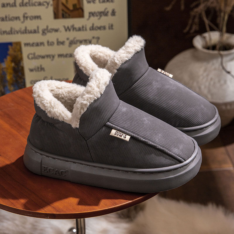 2025 New Cotton Shoes for Men, Autumn and Winter Couples, Home Wear, Velvet, Warm, Thick-Soled, Non-Slip, Bag-Heeled Cotton Slippers for Women 2025 New Cotton Shoes for Men, Autumn and Winter Couples, Home Wear, Velvet, Warm, Thick-Soled, Non-Slip, Bag-Heeled Cotton Slippers for Women