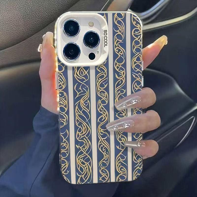 Patrón vertical para iPhone 16 funda para teléfono móvil 11 Apple 15promax/14 Europa y América 13pro transfronterizo 12xr