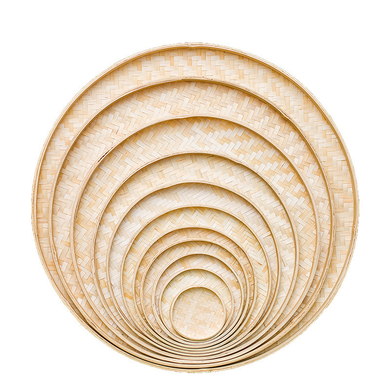 Amazon Homestay Decoración de pared Adornos Fábrica de tejido de paja Pared simple Pared redonda Hierba de ratán Sala de estar Colgante de decoración de pared