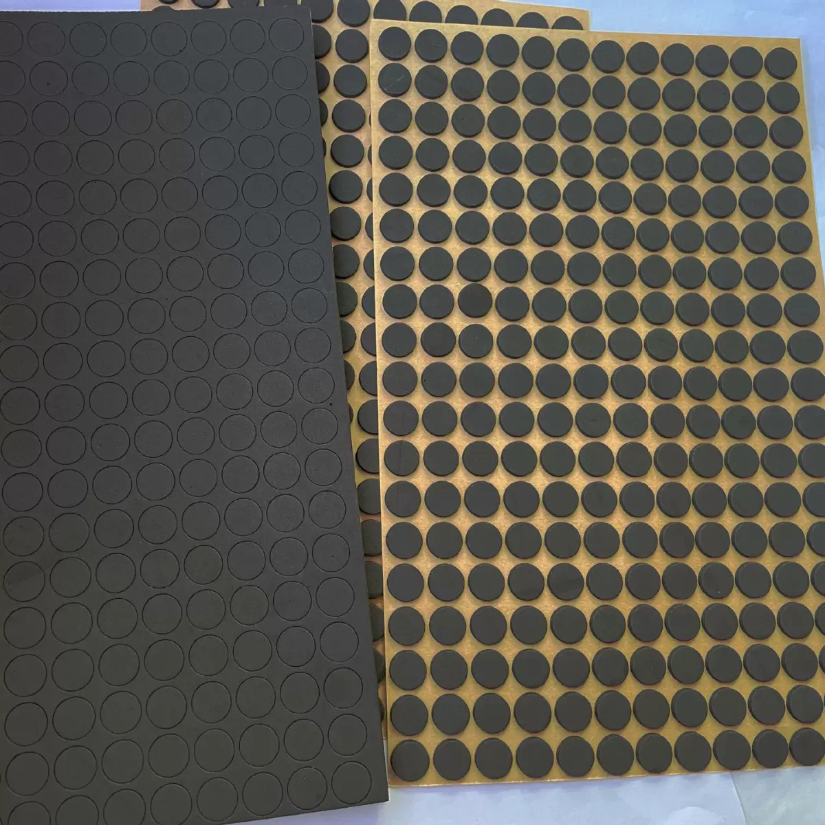 高粘EVA泡棉胶垫黑色圆形海绵胶垫防震密封耐磨固定泡沫胶垫批发