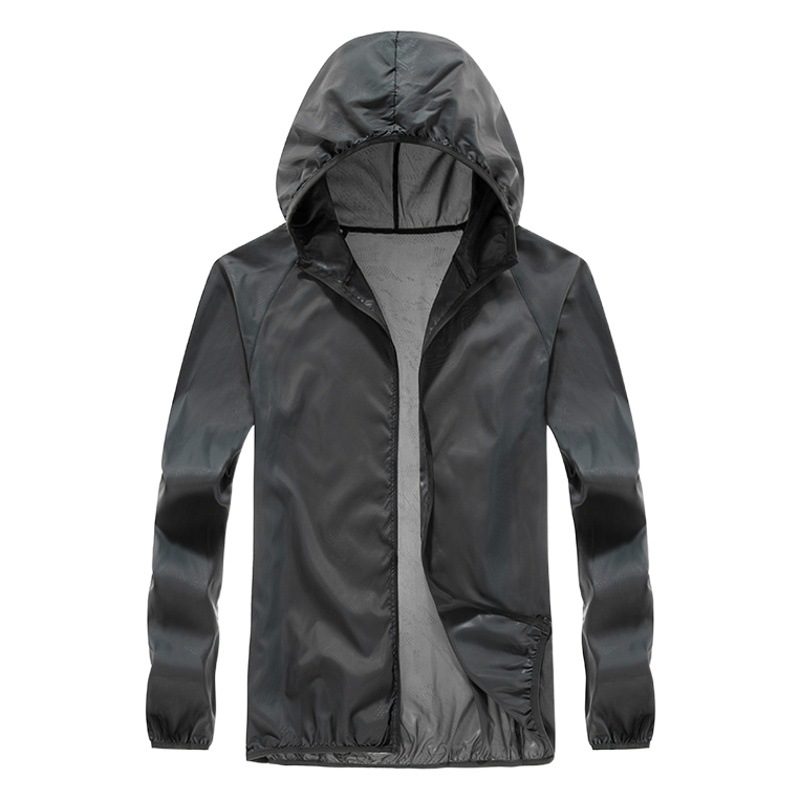 Spot Wholesale Summer Thin Women's Outdoor Skin Clothing Sun Protection Clothing Windbreaker Air-Conditioning Clothing Printed Logo Group Clothing for Men