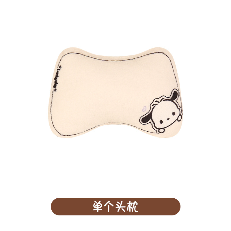 Cute Car Seat — Universal Seat cushion, seat cover - one-headrest-four-seasons-3d-plush-ears-pacha-dog