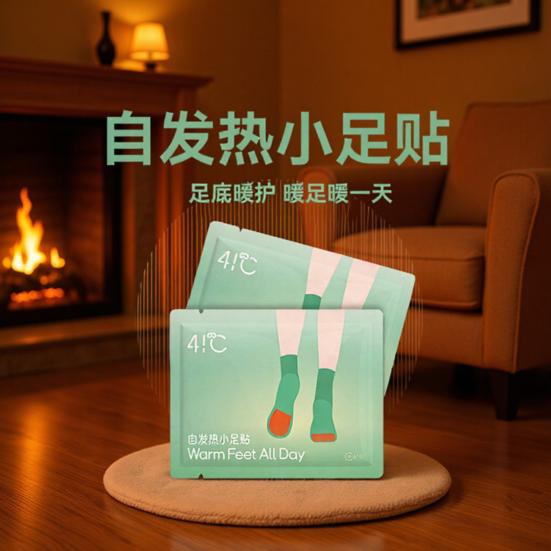 暖友41 ℃ 自己発熱小足は冬の暖かい赤ちゃんに貼り付けて、ハルビン旅行に必要な保温神器を貼り付けます。|undefined