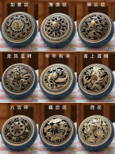 ✅烧蓝香篆工具入门套装香道香灰香铲铜香篆炉家用禅意香粉打篆香