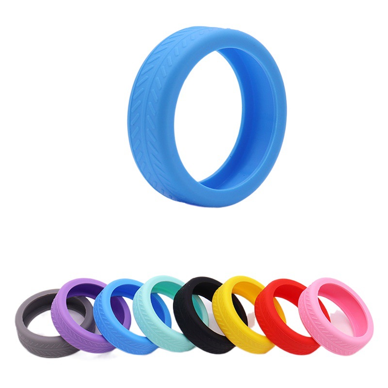 Funda protectora de rueda para equipaje Funda de viaje con reducción de sonido Funda de rueda de silicona Accesorios para equipaje antiruido y antideslizante