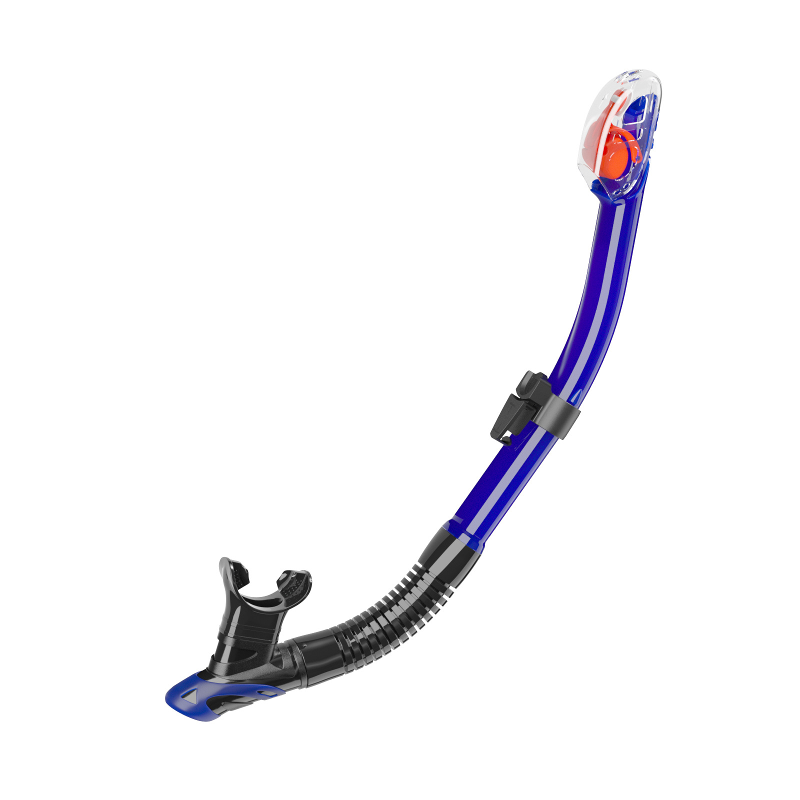 Nuevo tubo de respiración de buceo natación ventilación tubo de respiración seco completo equipo de snorkel tubo de respiración de entrenamiento de buceo