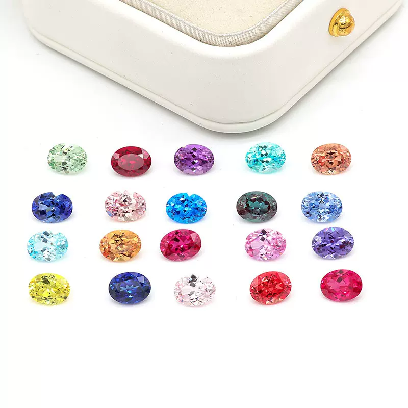 梧州宝石培育彩宝阿富汗粉色碧玺实验室培育绝地武士源头厂家批发