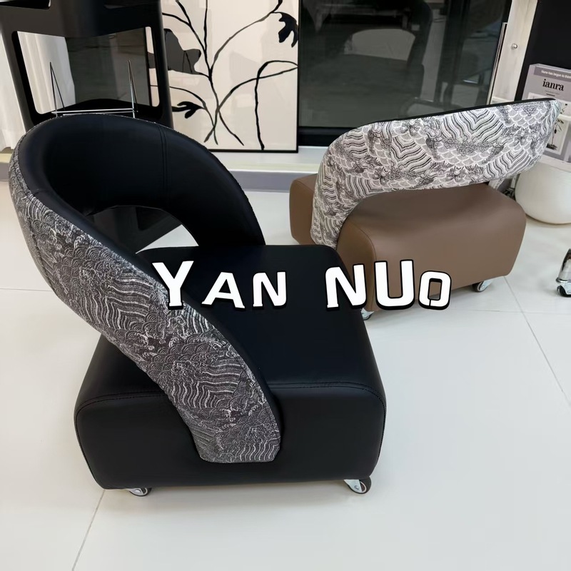 单人休闲溜溜沙发北欧轻奢现代小户型客厅家用异形溜溜凳换鞋凳|undefined