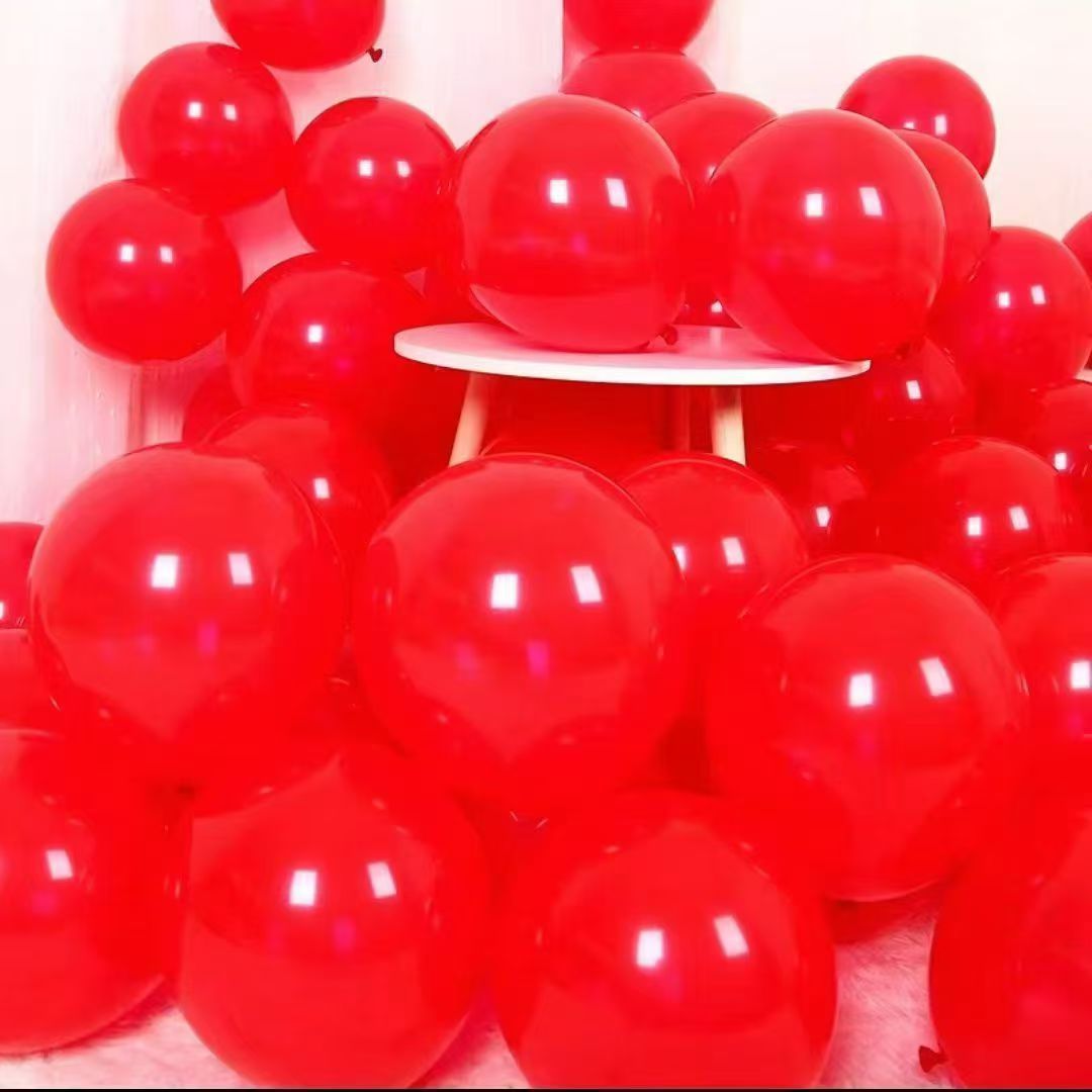 Granada globo rojo gemas rojas decoración de la habitación de boda gruesa a prueba de explosiones red diseño de la escena de la boda del globo