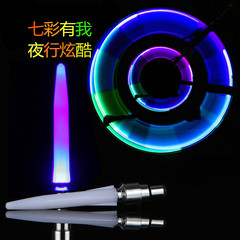 Colorful hot wheels bicycle valve light warning light wheel light riding equipment mountain bike valve light extended version