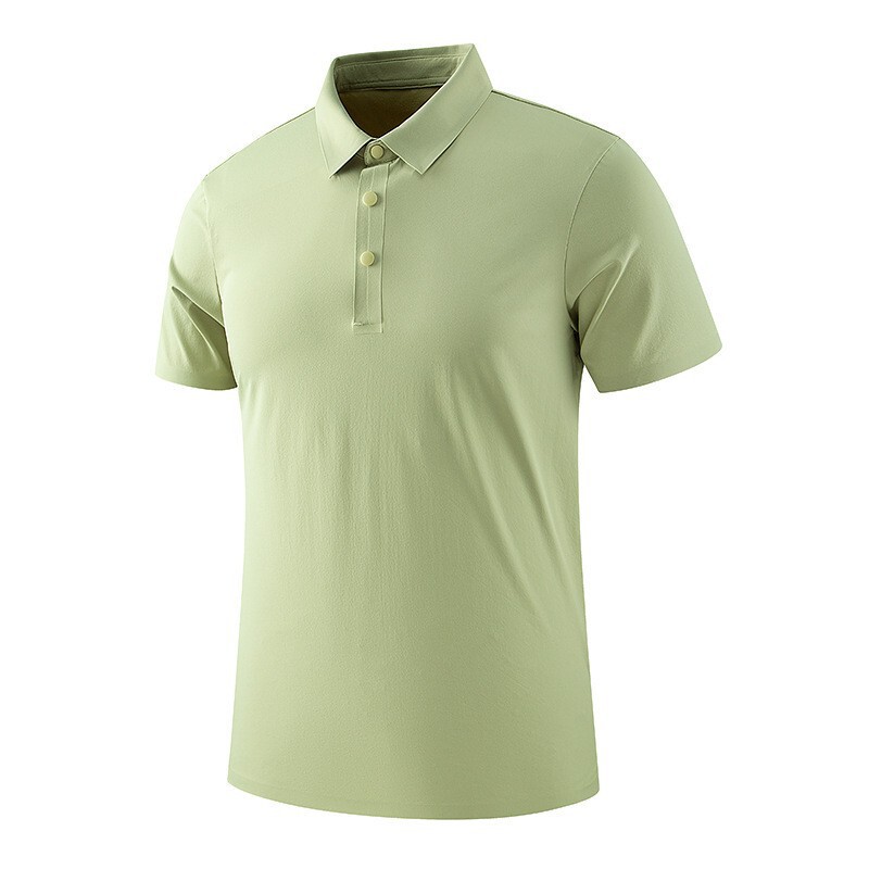 Summer Ice Silk Quick-Drying Polo Shirts for Men and Women, Business Short-Sleeved Corporate Lapel T-Shirts, Work Clothes, Group Uniforms with Logo Printing