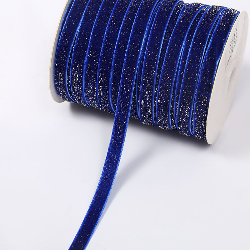 Golden Star Point clip de cinturón de terciopelo de seda dorada de terciopelo de una sola cara accesorios de ropa de una sola cara cinta decorativa pequeña orden se puede arreglar