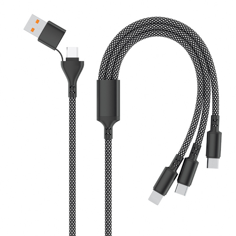 編み物100W二ドラッグ三速充電データライン2色48編み物適用リンゴ16華為粟全互換5a|undefined