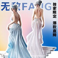 新品鬼刀シリーズ良質版アイスプリンセス海琴煙振り返り女神フィギュア30cmフィギュア置物