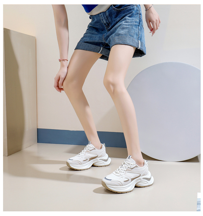 Ins version coréenne mesh papa pour femmes 2024 automne nouvelle étudiante respirante sport chaussures décontractées à la mode HB312_voghion.com