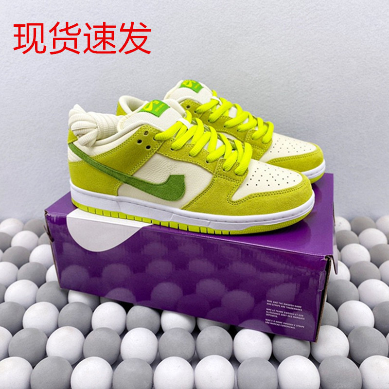 Putian Shoes 2025 New Summer Pure Original Dunksb Green Apple White Raw Rubber Men's Shoes Women's Shoes Sneakers Shoes Versatile Putian Shoes 2025 New Summer Pure Original Dunksb Green Apple White Raw Rubber Men's Shoes Women's Shoes Sneakers Shoes Versatile