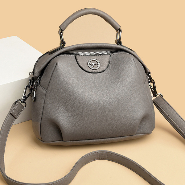 High-end texture bag women's large-capacity handbag women's 2025 new women's bag simple crossbody shoulder bag PU bag