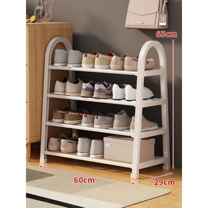 Estante de almacenamiento de zapatos multicapa de acabado de zapatos armario de zapatos puerta de entrada doméstica de alquiler puerta interior de almacenamiento de zapatos de artefactos