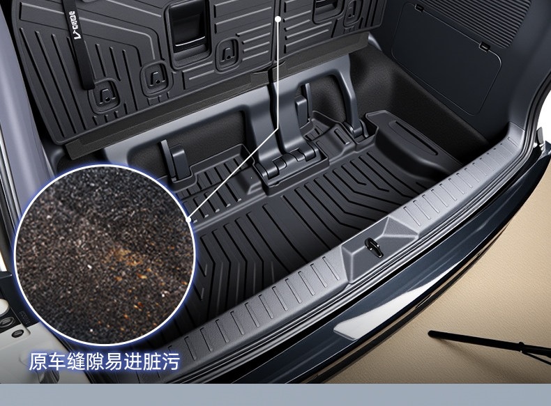 Suitable for 2027 Toyota Sienna/Grevia trunk mat TPE car accessories complete set modification parts 26