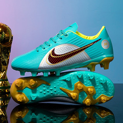 Mercedes-Benz X19 Knit Football Shoes Men AG Long Tackles Shredding Tackles Adult and Children Artificial Grass Training Shoes Assassin Falcon X20