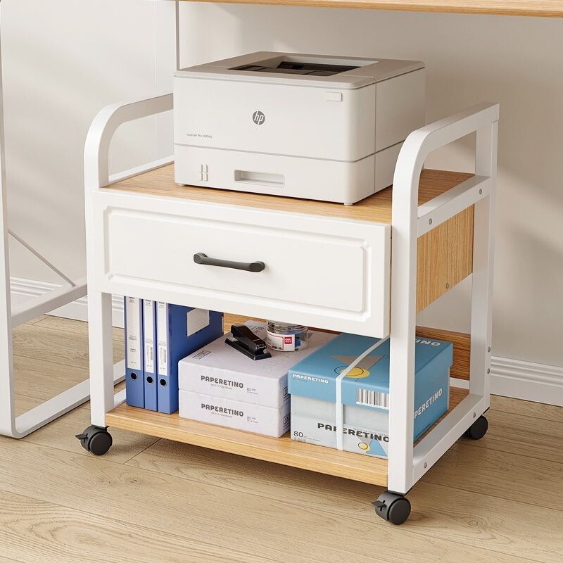 Printer Storage Rack, Office Multi-Layer Mobile Storage Rack, Floor-Standing Storage Rack, Workstation Computer Host Bracket Printer Storage Rack, Office Multi-Layer Mobile Storage Rack, Floor-Standing Storage Rack, Workstation Computer Host Bracket