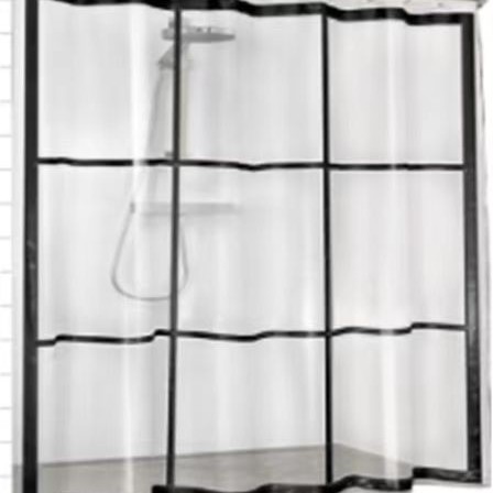 [Opcional] Cortina de ducha de baño, juego de cortina de ducha de baño gruesa, impermeable, a prueba de moho, cortina de partición, cortina colgante