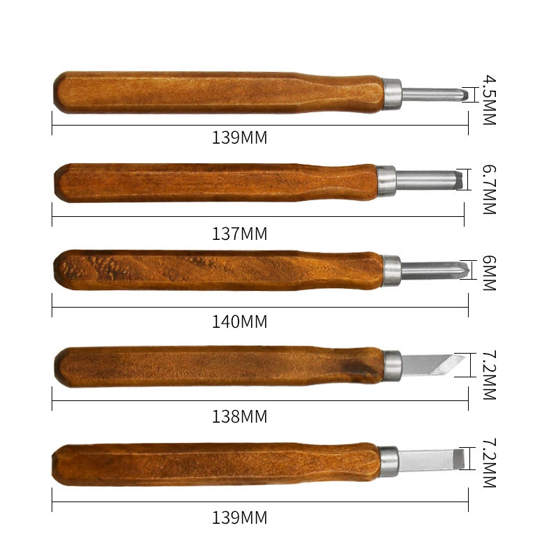 5 форм imitate mahogany резной нож, резьба по дереву, imitate mahogany резной нож, самый полукруглый резной нож и деревообрабатывающий инструмент
