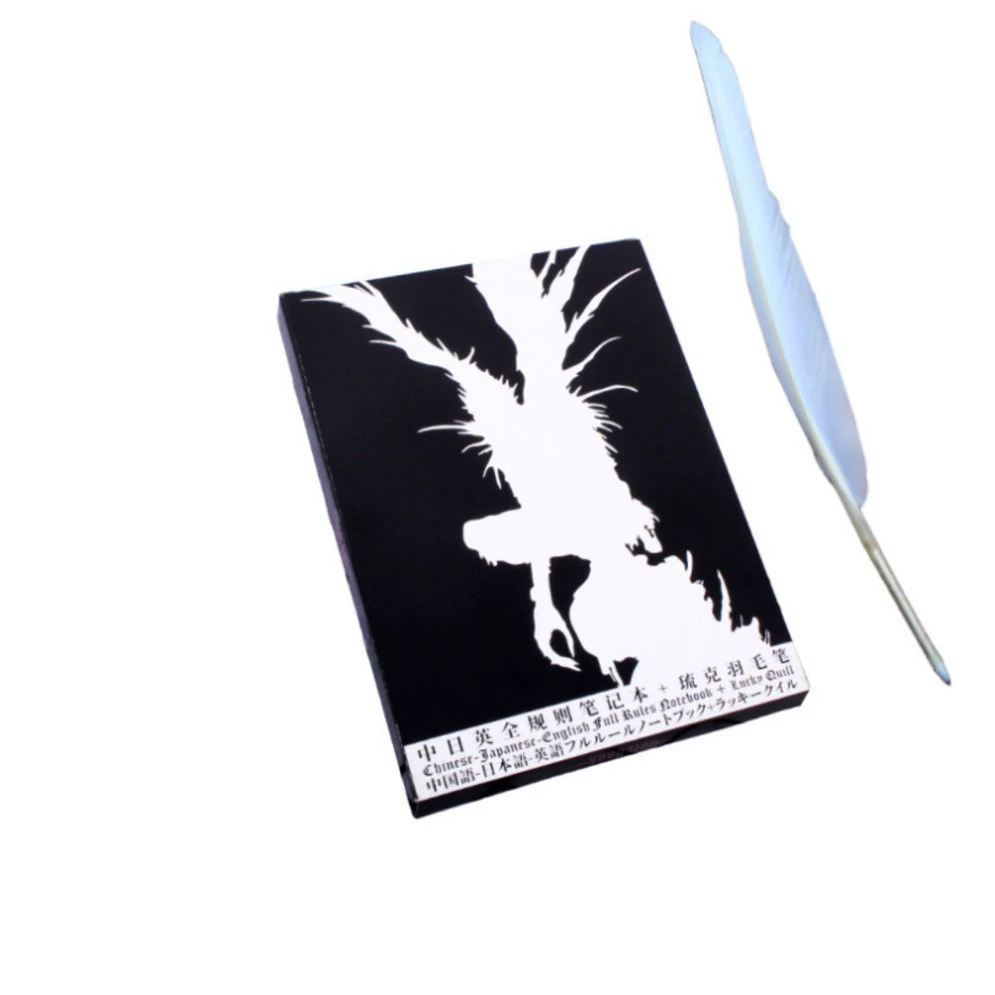 Creative laptop, set, notebook, writing brush, necklace, 3 piece set