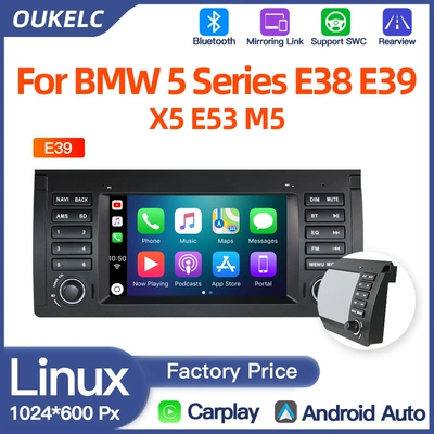 Suitable for Bmw 5 Series E39 M5 Android Navigation Radio Player Carplay Bluetooth