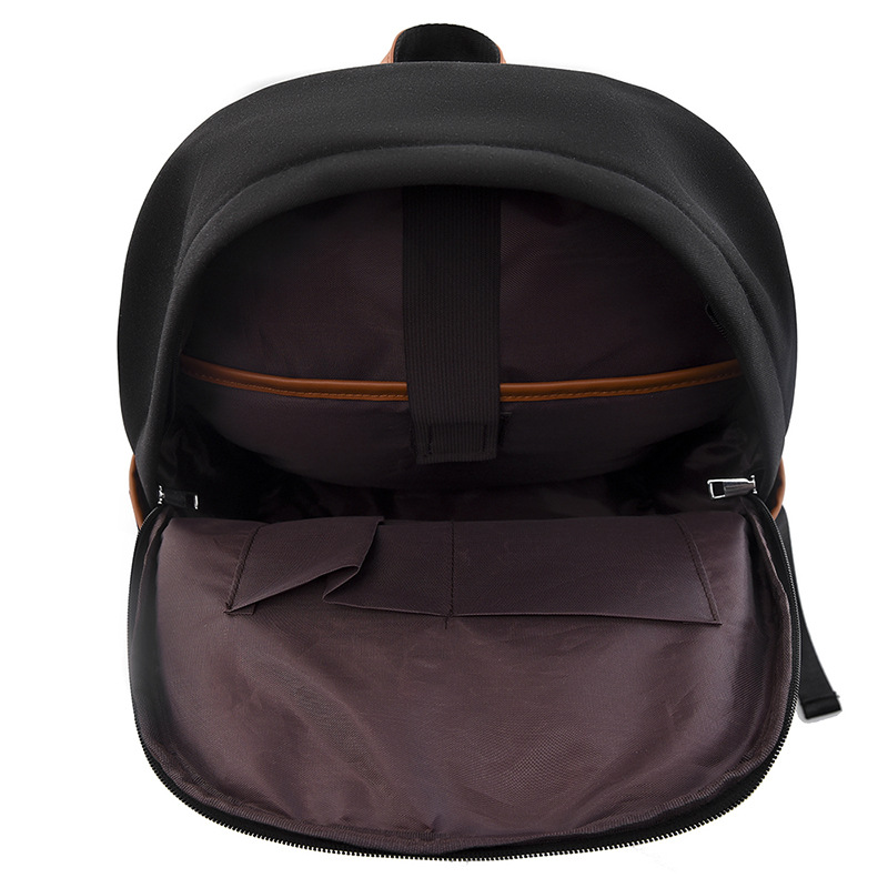 2024 nueva mochila de tela Oxford para mujer coreana, color de contraste de moda, mochila para computadora portátil de gran capacidad al por mayor