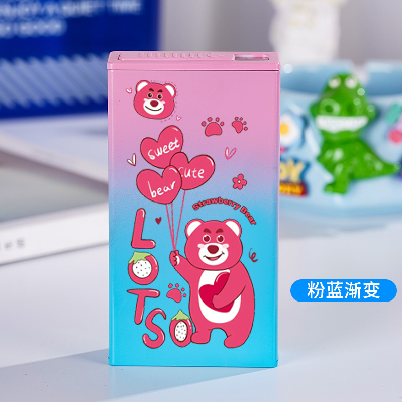 핑크 블루/딸기 곰 [텅스텐 와이어 스타일/두께 유니버설]