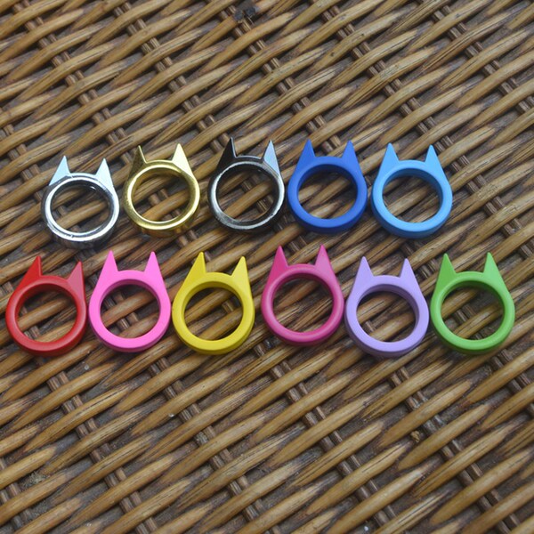 EDC anti -body cat ears broken window single finger finger men's…