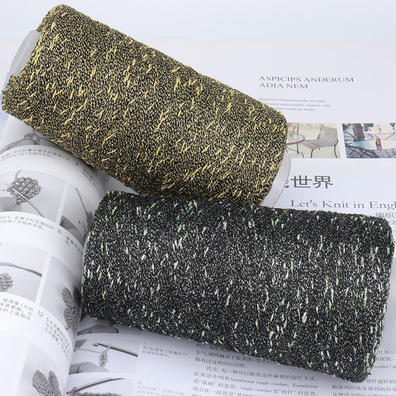 Silk Yarn/Gold and Silver Silk Water Knot Beading Thread Wholesale, Knot Yarn for Hand Knitting, Cross-Border Hot-Selling 250g