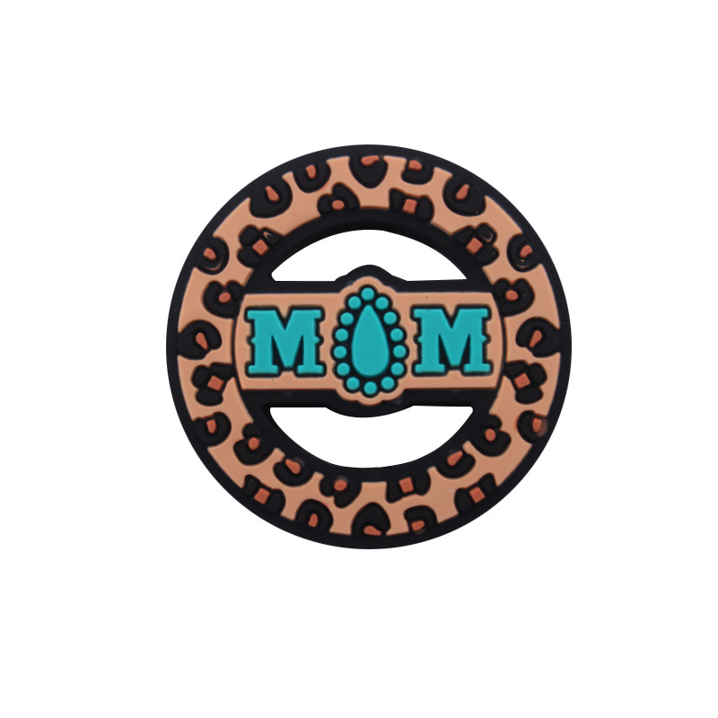 Productos creativos para bebés de bricolaje Dibujos animados Día de la madre MM joyería de silicona cadena de pezón molar dientes dientes accesorios de pulsera