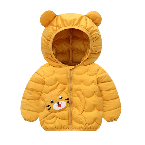 Children's Down and Cotton Jackets Cartoon for Boys and Girls, Small Children and Baby Cotton Coats, Live Streaming Dropshipping