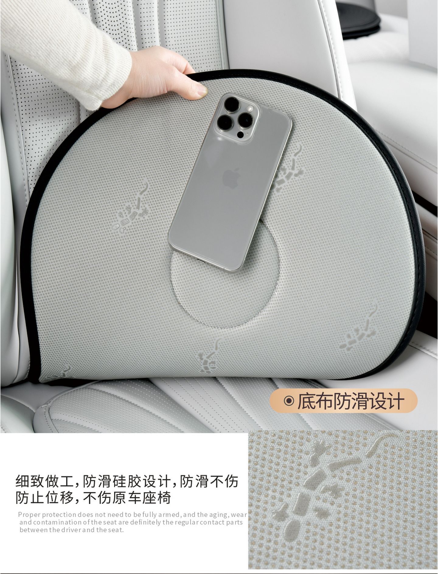 New velvet 360-degree rotating car seat cushion for elderly and pregnant women, suitable for all seasons, multifunctional mobile seat pad